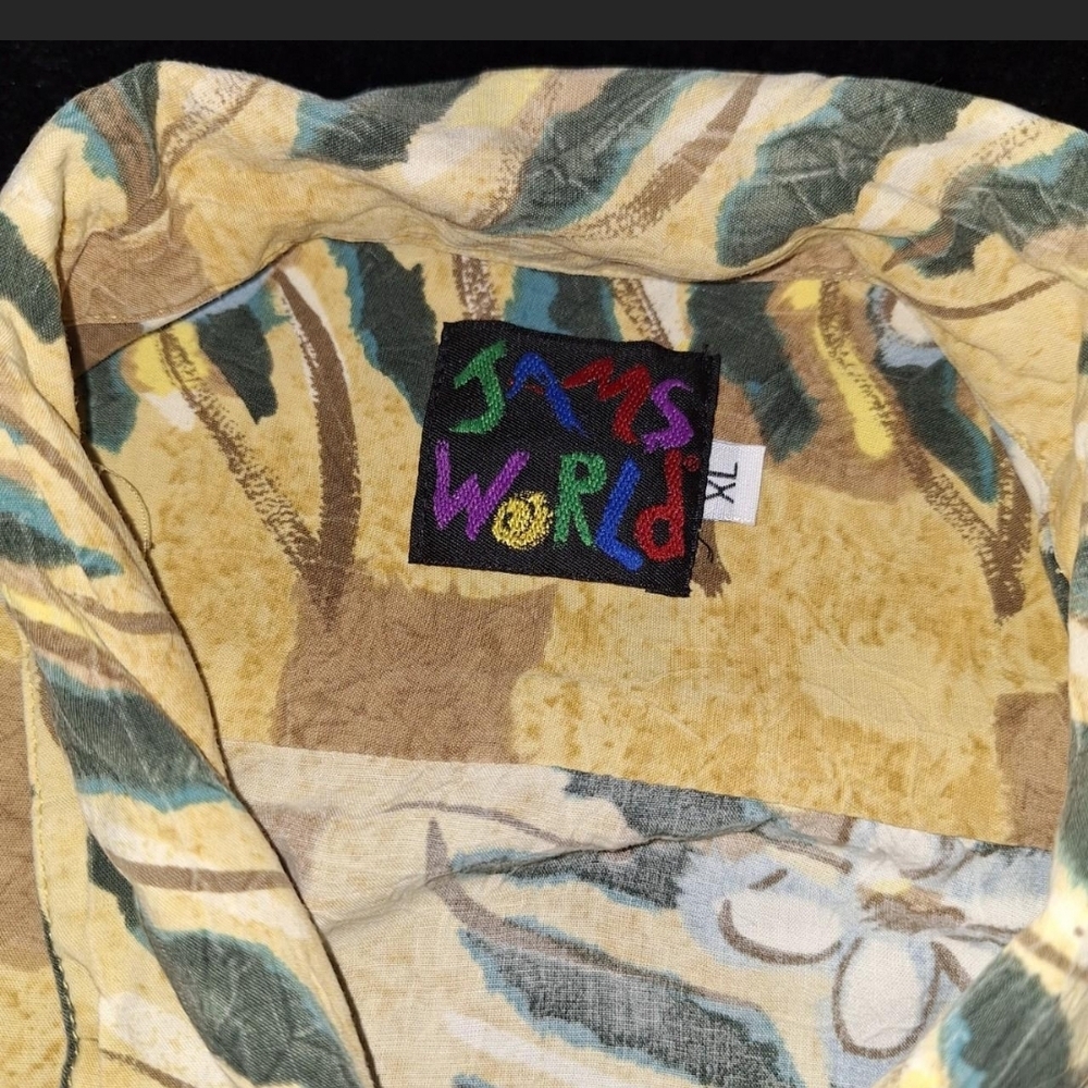 Vintage Jams World Floral Royon Hawaiian Shirt
-Size XL - Picture 2 of 7